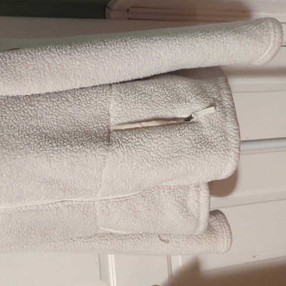 Free country Women's Large Fleece Zip Up Jacket Winter White Warm - Picture 3 of 12